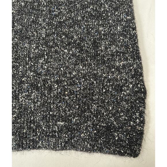 Margaret O'Leary Merino Wool Alpaca Silk Blend Speckled Grey Sweater Size Small - Picture 6 of 8